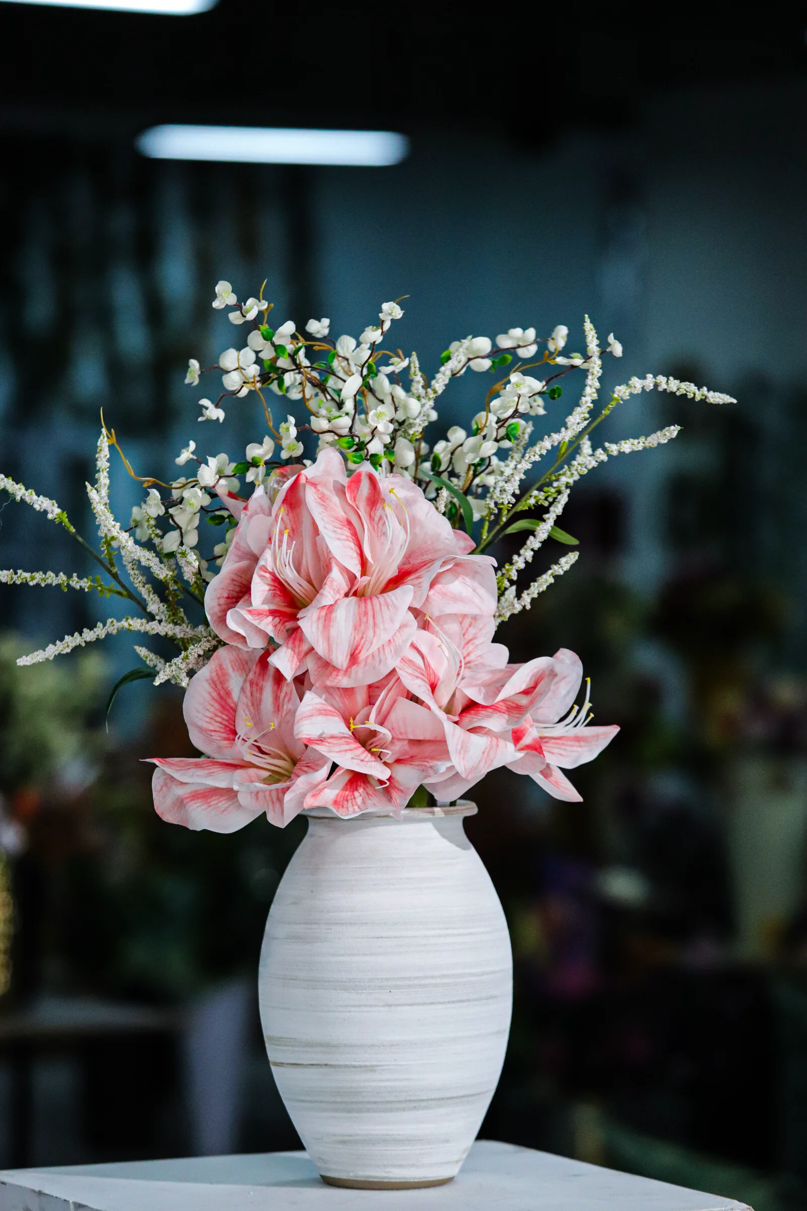 Faux Amaryllis Flower Stem - Wholesale Artificial Flowers China