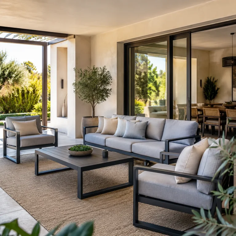 Durable modern aluminum outdoor furniture