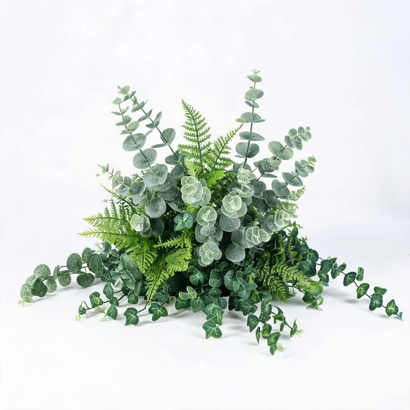 Faux greenery and foliage plants for lifelike decor