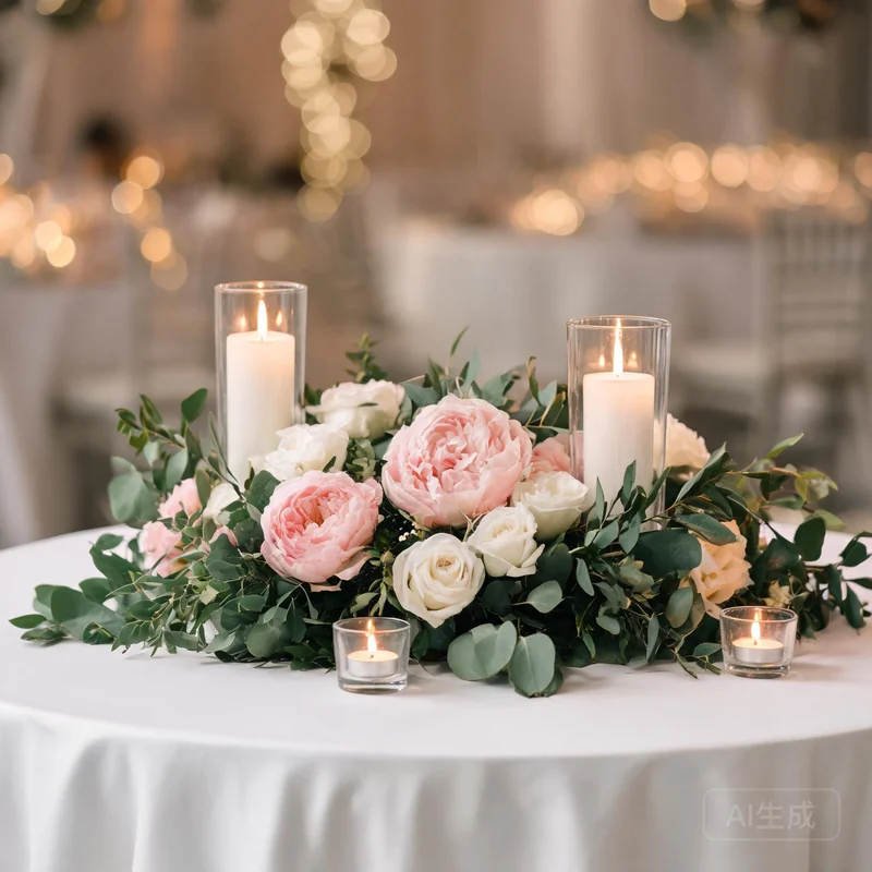 Wedding Centerpiece - Artificial Floral Table Decoration