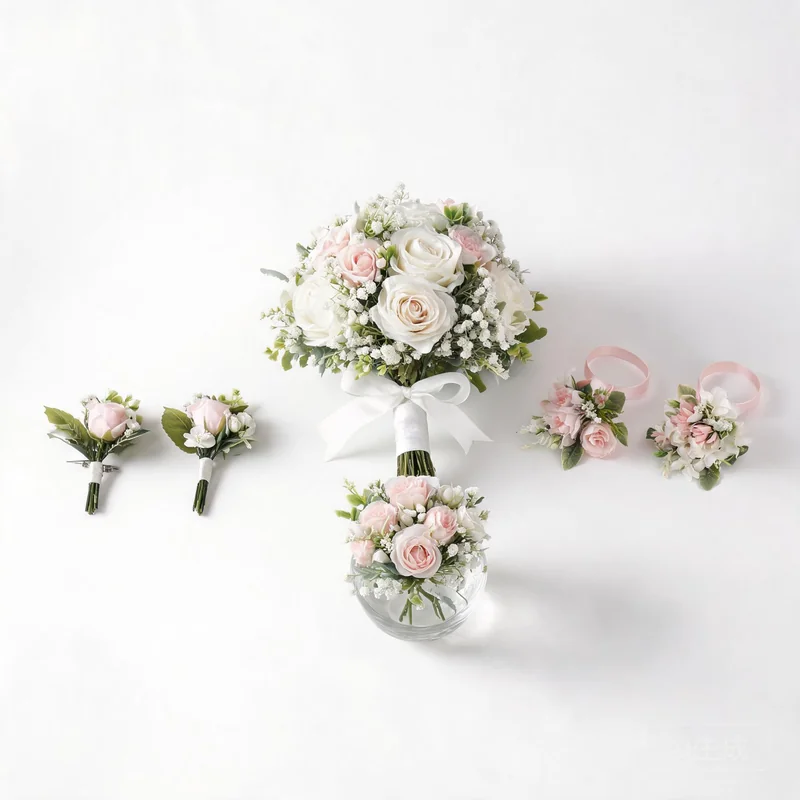 Wedding Flower Package - Complete Artificial Flowers Set