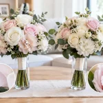 fake vs real wedding flowers