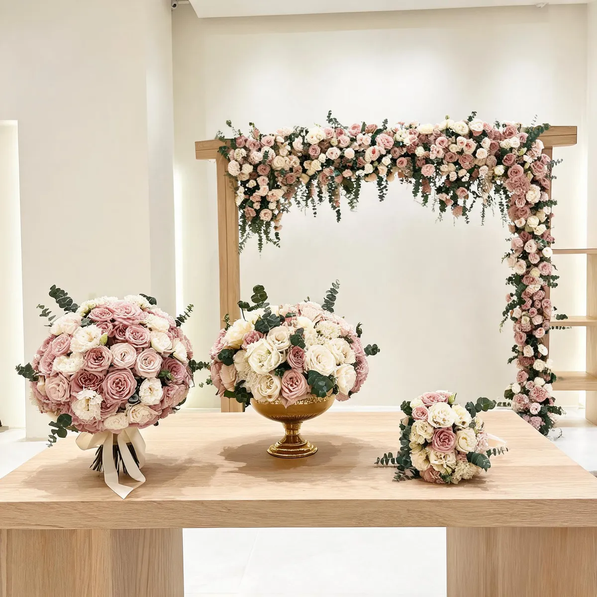 Wedding decor artificial flower collection case study