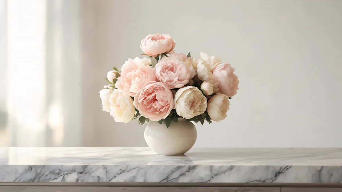 Artificial peonies