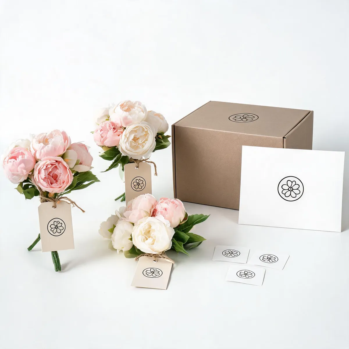 Private label artificial flower branding service