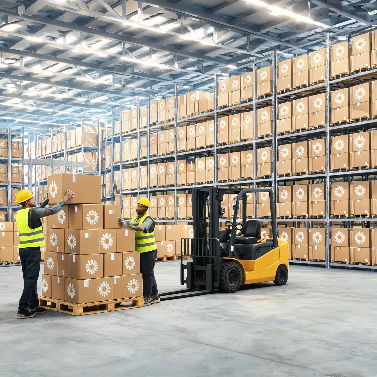 Global shipping and logistics for artificial flowers