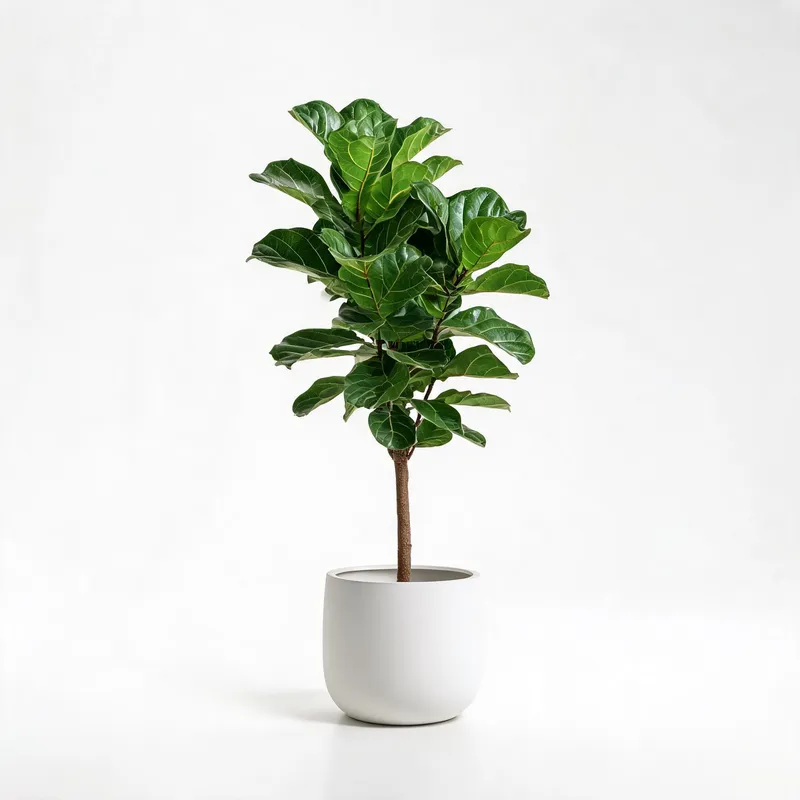 Faux fiddle leaf fig tree 5ft with real-touch leaves