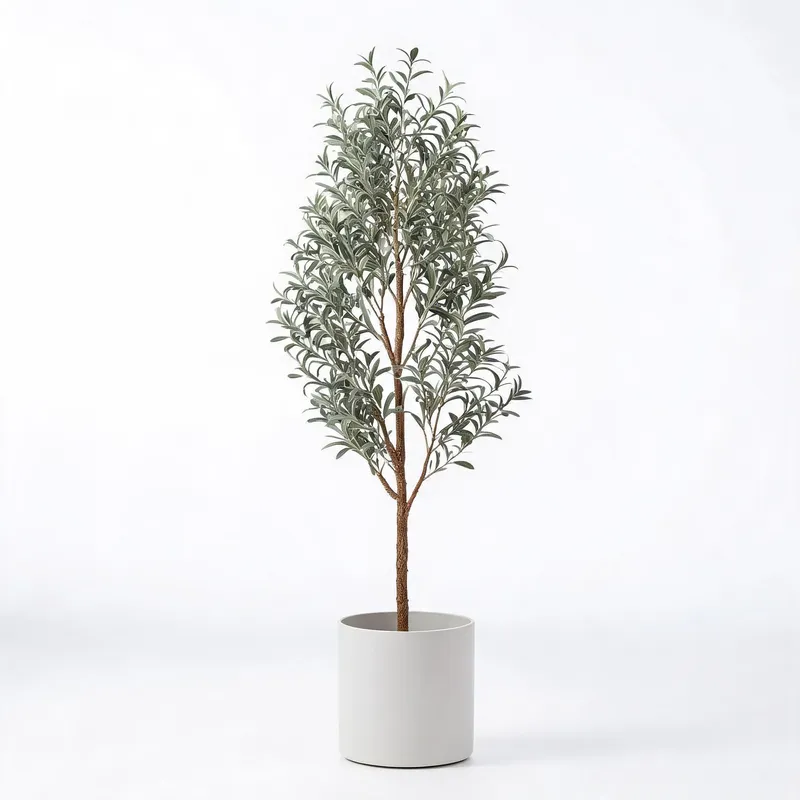 Artificial olive tree 4ft with natural trunk